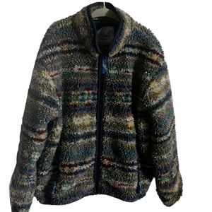 Boys J Crew fleece Sherpa jacket size 6-8